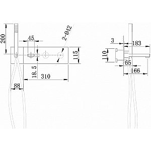 Смеситель для ванны Abber Rund AF8730G золото матовое купить в интернет-магазине сантехники Sanbest