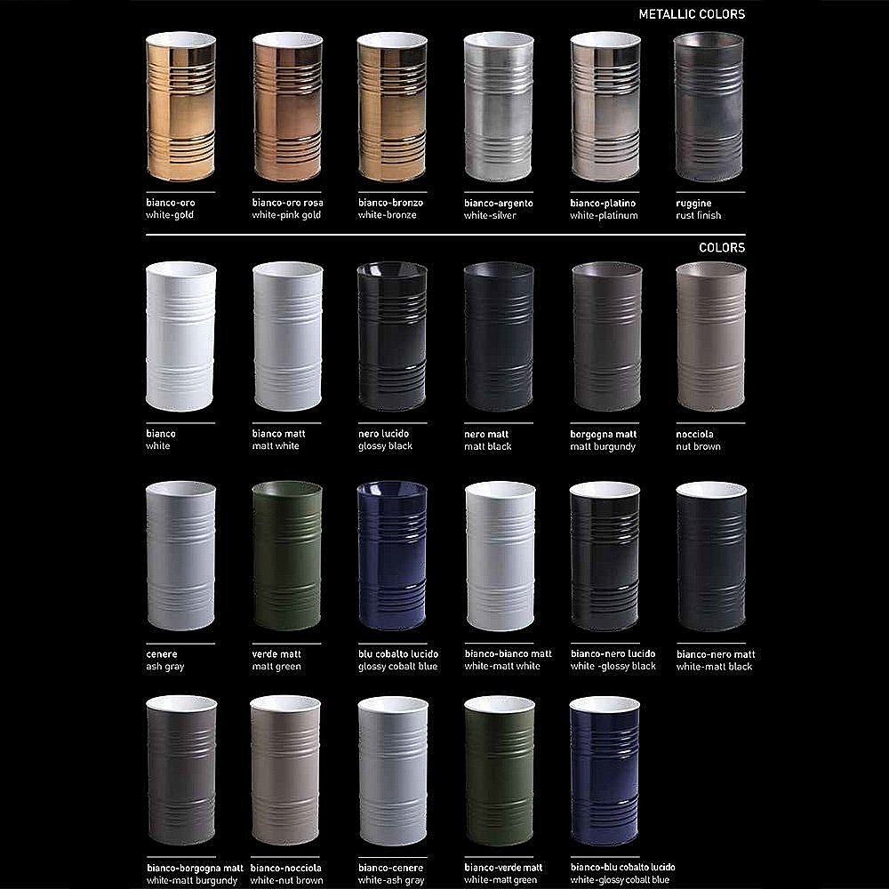 Раковина напольная Kerasan Artwork Barrel 45 4742K01 белая купить в интернет-магазине Sanbest