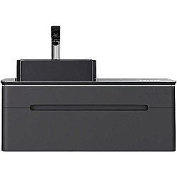 Тумба под раковину Jorno Shine 100 Shi.01.100/P/A антрацит купить в интернет-магазине сантехники Sanbest
