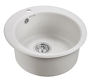 Мойка кухонная Paulmark Gelegen PM404800-WH Белая купить в интернет-магазине сантехники Sanbest