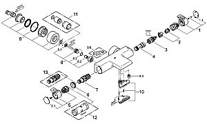 Термостат для ванны Grohe Grohtherm 2000 New 34174001 купить в интернет-магазине сантехники Sanbest