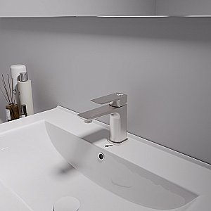 Смеситель для раковины Oliveeka D OL-139003-BN никель брашированный купить в интернет-магазине сантехники Sanbest