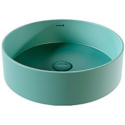 Раковина Creavit Loop 45 LP145-00NY00E-0000 зеленый нил матовый купить в интернет-магазине Sanbest