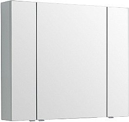 Зеркальный шкаф Aquanet Алвита New 100 Серый купить в интернет-магазине сантехники Sanbest