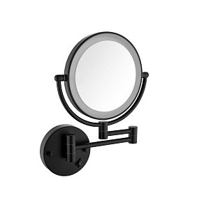 Зеркало косметическое с подсветкой Timo Saona 13376/03 черный купить в интернет-магазине сантехники Sanbest