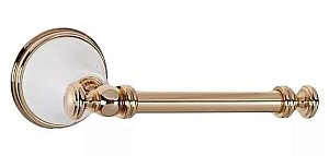 Держатель для туалетной бумаги Tiffany World Harmony TWHA019bi/oro золото/белый купить в интернет-магазине сантехники Sanbest