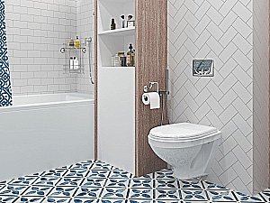 Унитаз подвесной Santek Бореаль 1WH302205 с крышкой микролифт купить в интернет-магазине Sanbest