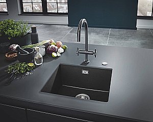 Кухонная мойка Grohe K700U 31653AP0 черный гранит купить в интернет-магазине сантехники Sanbest