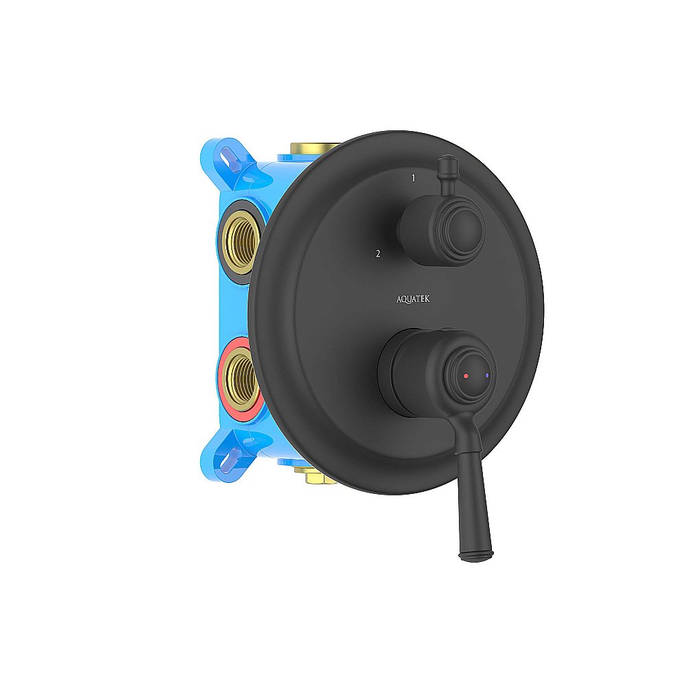 Смеситель для ванны Aquatek Классик AQ1547MB черный матовый купить в интернет-магазине сантехники Sanbest