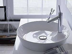 Раковина накладная Duravit Cape Cod 48 2328480000 белая купить в интернет-магазине Sanbest