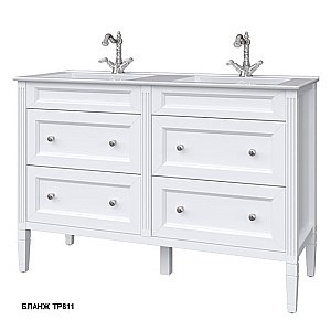 Тумба с раковиной с ящиками Caprigo Albion-concept 120 цвет на заказ для ванной в интернет-магазине Sanbest