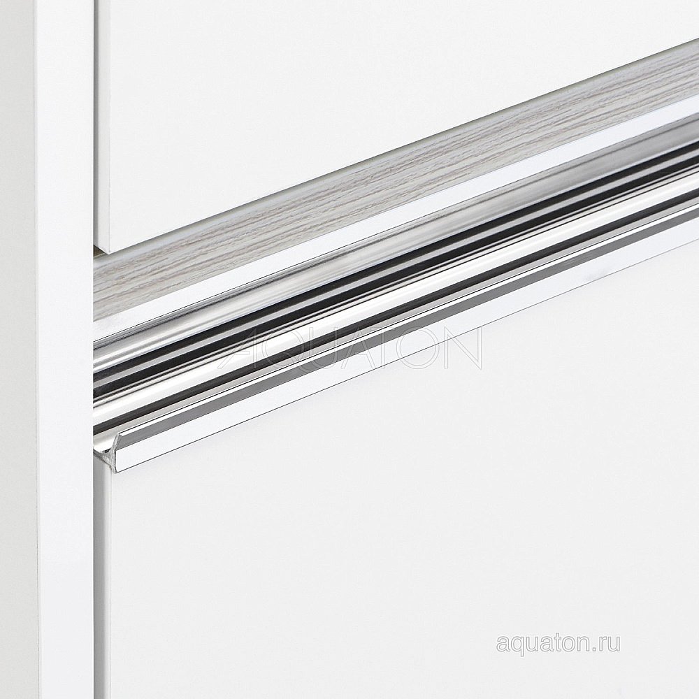 Тумба с раковиной Акватон Лондри 120 белая глянцевая для ванной в интернет-магазине Sanbest