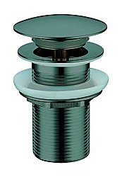 Донный клапан Boheme 612/2-SGM сталь глянец купить в интернет-магазине сантехники Sanbest