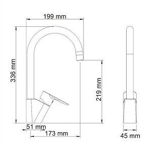 Смеситель для кухни WasserKRAFT Leine 3507 купить в интернет-магазине сантехники Sanbest