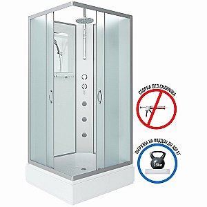 Душевая кабина Niagara Classic NG-33974-14QBKTG 90x70 с гидромассажем купить в интернет-магазине Sanbest