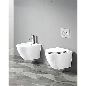 Биде Azario Grado AZ-0046F белое купить в интернет-магазине Sanbest