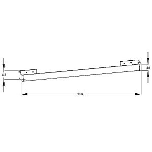 Полотенцедержатель Boch Mann CR-D01-02 BM10669 хром купить в интернет-магазине сантехники Sanbest