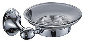 Мыльница CeramaLux Bell 53504 хром купить в интернет-магазине сантехники Sanbest