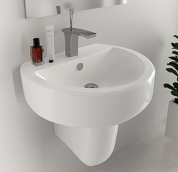 Раковина Sanita luxe Best 55х44 BSTSLWB01 белая купить в интернет-магазине Sanbest