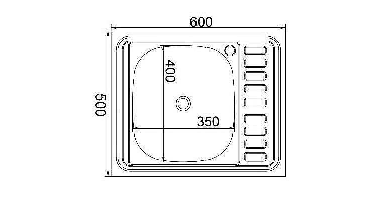 Мойка кухонная MIXLINE ML 538192 хром купить в интернет-магазине сантехники Sanbest