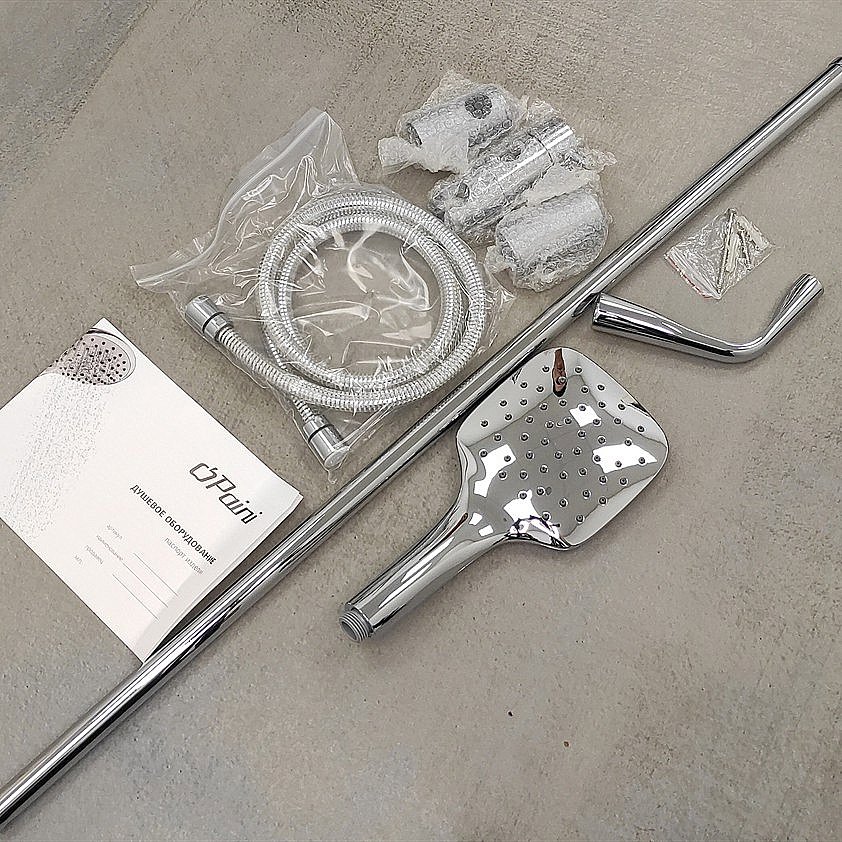 Душевой гарнитур PAINI Pescara PSCR121 хром купить в интернет-магазине сантехники Sanbest