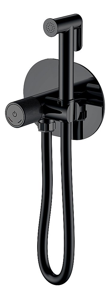 Гигенический душ Boheme Tech 157-B черный матовый купить в интернет-магазине сантехники Sanbest