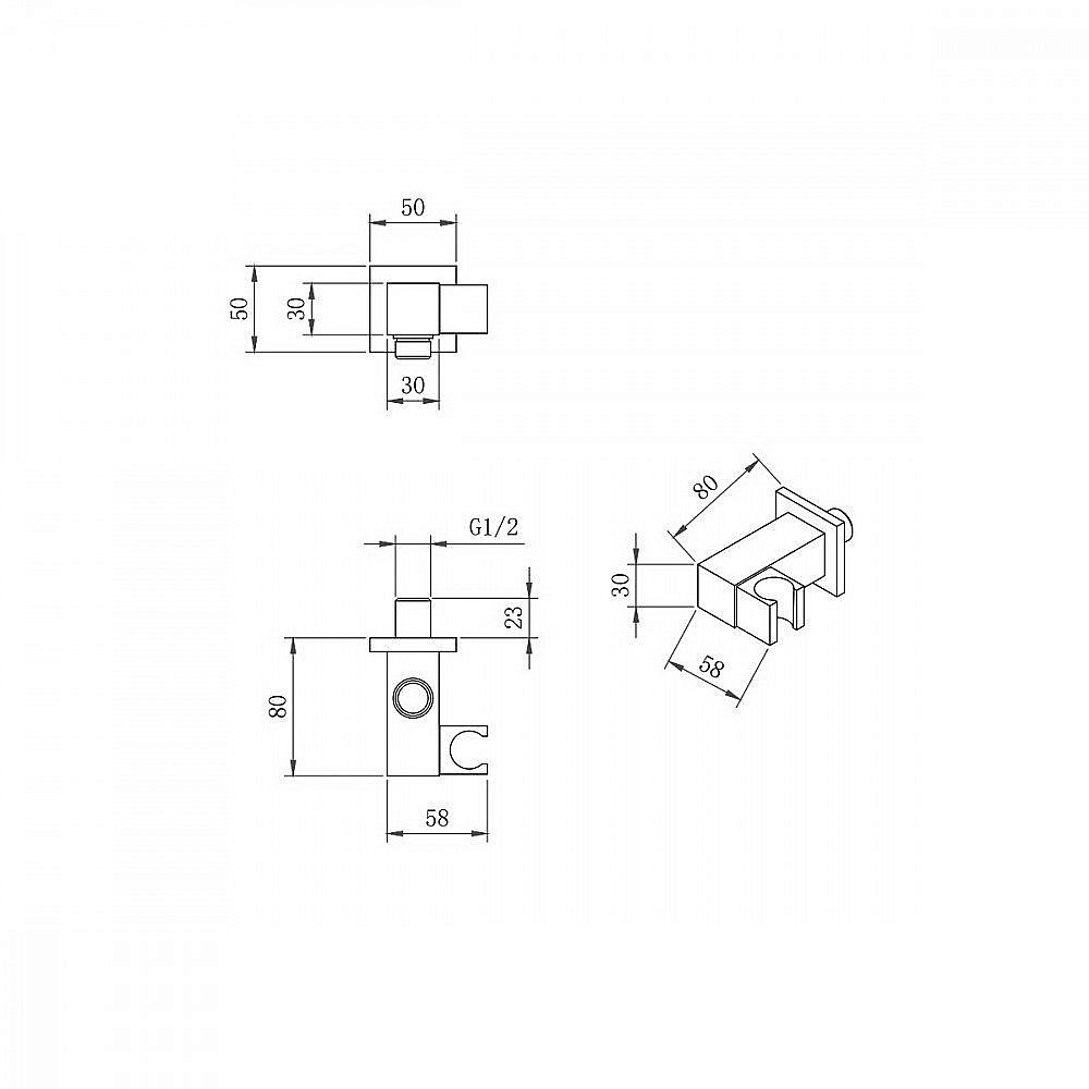 Душевая система Berges NARDIS 2S 71001 хром купить в интернет-магазине сантехники Sanbest