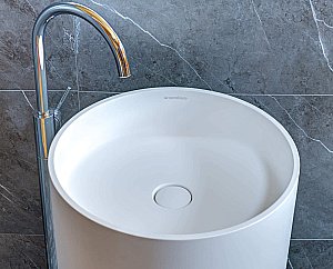 Раковина напольная Montebianco Pisa Tre 31082 белая матовая купить в интернет-магазине Sanbest