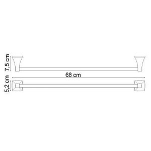 Полотенцедержатель WasserKRAFT Wern K-2530 купить в интернет-магазине сантехники Sanbest