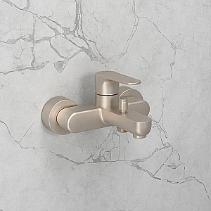 Смеситель для ванны VitrA Root Round A4272534EXP брашированный никель купить в интернет-магазине сантехники Sanbest