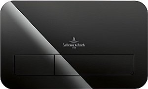 Кнопка для инсталляции Villeroy&Boch ViConnect 922400RB черная глянцевая купить в интернет-магазине сантехники Sanbest