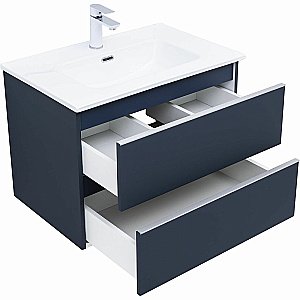 Тумба с раковиной Aquanet Вега 70 329590 маренго для ванной в интернет-магазине Sanbest