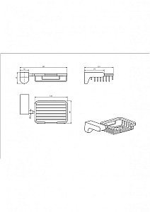 Мыльница CeramaLux Neo 51005 хром купить в интернет-магазине сантехники Sanbest