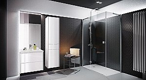 Душевой уголок Roca Metropolis 160х80 хром купить в интернет-магазине Sanbest