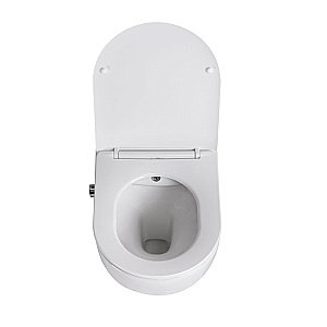 Унитаз подвесной BelBagno Uno BB3105CHR-BS/SC безободковый, с крышкой микролифт купить в интернет-магазине Sanbest