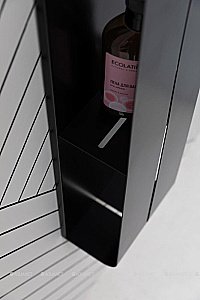 Полка Aquanet Магнум H 20х130 326459 черная матовая купить в интернет-магазине сантехники Sanbest