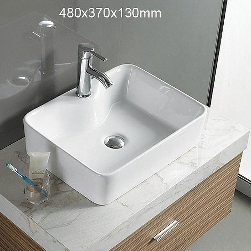 Раковина Azario 48 AZ-2010 SP белая купить в интернет-магазине Sanbest
