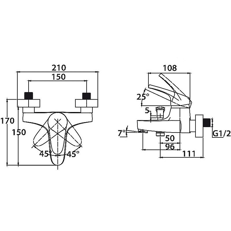 Набор смесителей Kaiser County 5500К купить в интернет-магазине сантехники Sanbest