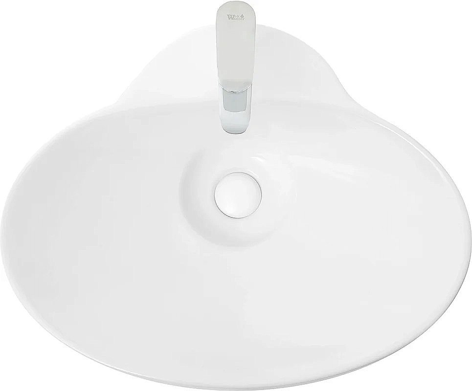 Раковина накладная WeltWasser WW ELBACH 3072 59 белая купить в интернет-магазине Sanbest