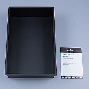 Скрытая настенная ниша Abber Nischen AN3001MB черная матовая купить в интернет-магазине сантехники Sanbest