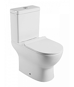 Унитаз напольный Agger AT13000 с бачком, белый купить в интернет-магазине Sanbest