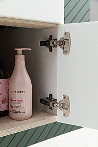 Тумба с раковиной Aquanet Ирис new 70 белый глянец для ванной в интернет-магазине Sanbest