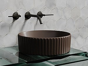 Раковина Ceramica Nova Element CN6057MDB темно-коричневая матовая купить в интернет-магазине Sanbest