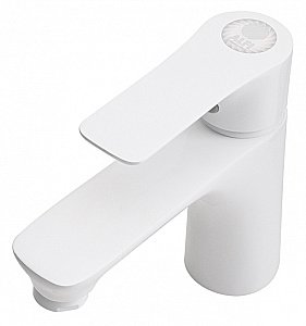 Смеситель для раковины Orange Aristo M19-021w белый купить в интернет-магазине сантехники Sanbest