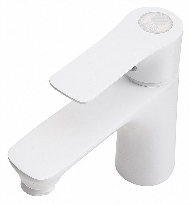 Смеситель для раковины Orange Aristo M19-021w белый купить в интернет-магазине сантехники Sanbest