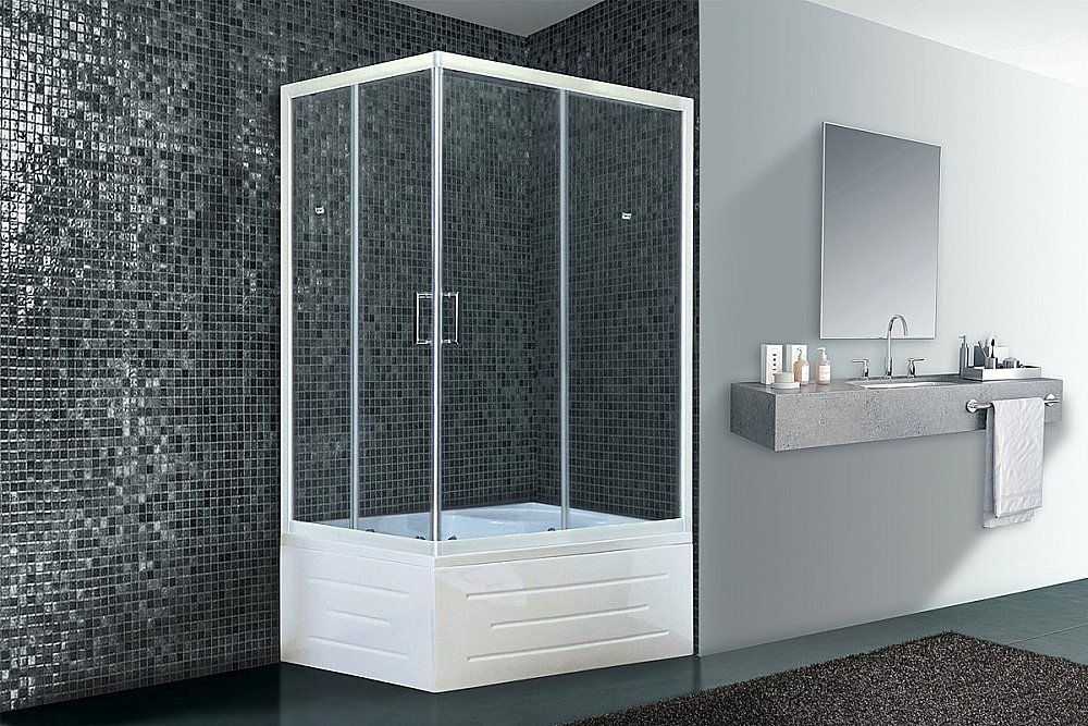 Душевой уголок Royal Bath RB8100BP-T 100х80 прозрачный купить в интернет-магазине Sanbest
