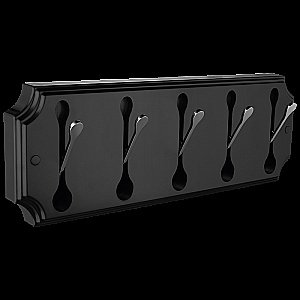 Панель с крючками Elghansa Hermitage HRM-670-Black/Chrome черная/хром купить в интернет-магазине сантехники Sanbest