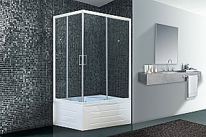 Душевой уголок Royal Bath RB8100BP-T 100х80 прозрачный купить в интернет-магазине Sanbest