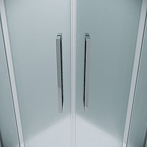 Душевой уголок Grossman Cosmo 301.K33.02.8080.10.02 80x80 стекло шиншилла/профиль хром купить в интернет-магазине Sanbest