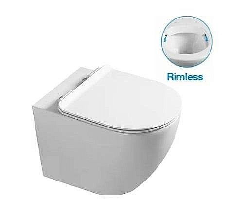 Унитаз подвесной SantiLine SL-5002 с крышкой микролифт купить в интернет-магазине Sanbest